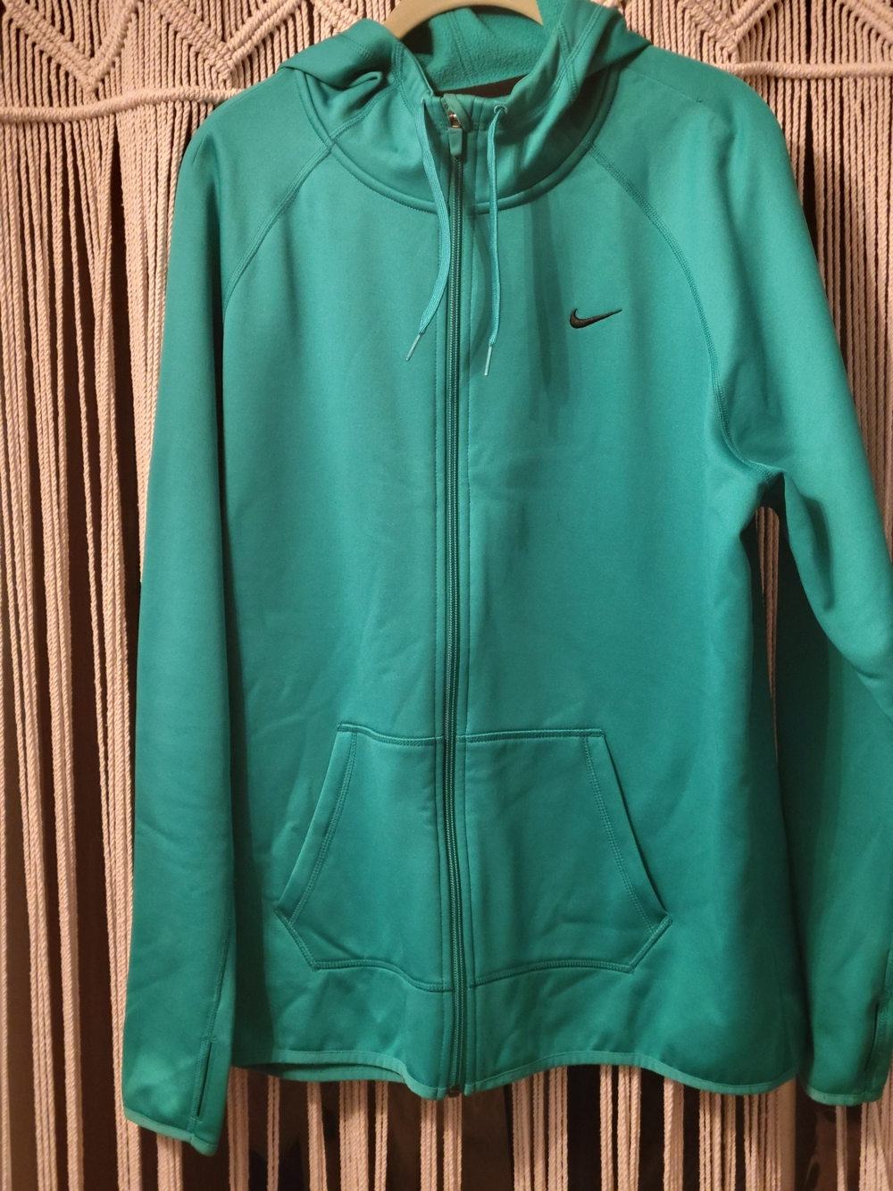 Nike Men’s Teal Full-Zip Hoodie Jacket